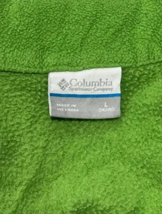 Giacca in pile Columbia donna verde