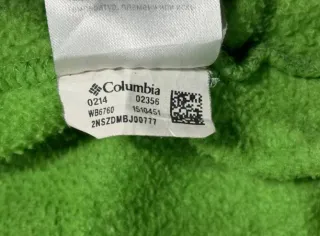 Giacca in pile Columbia donna verde