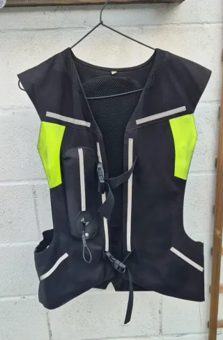 Chaleco de seguridad reflectante negro