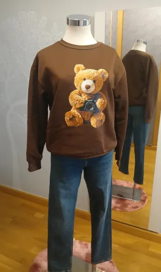 Sudadera Oso Marrón