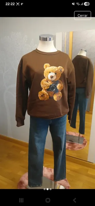 Sudadera Oso Marrón