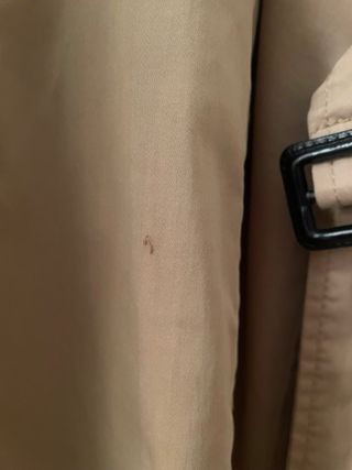 Gabardina clásica beige