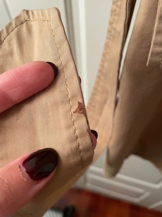 Gabardina clásica beige