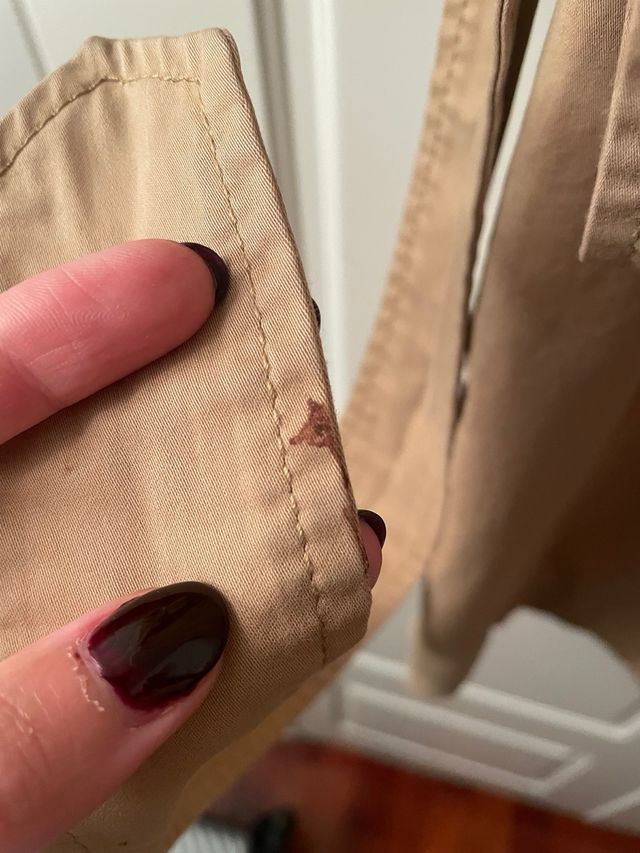 Gabardina clásica beige