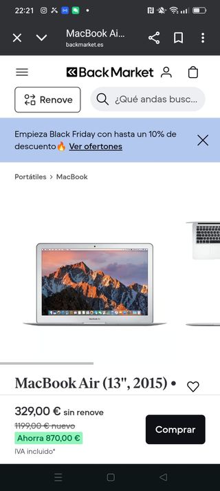 MACBOOK AIR 2015