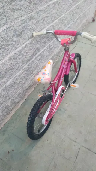 Bicicleta infantil rosa