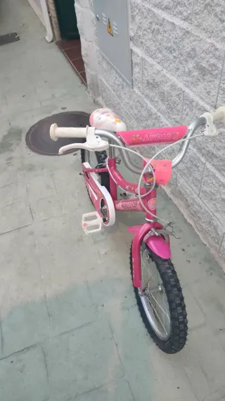 Bicicleta infantil rosa