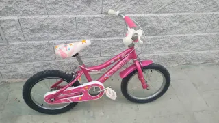 Bicicleta infantil rosa