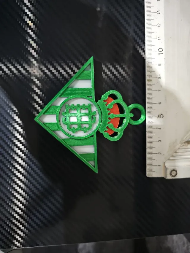 Escudo Real Betis Balompié en 3D