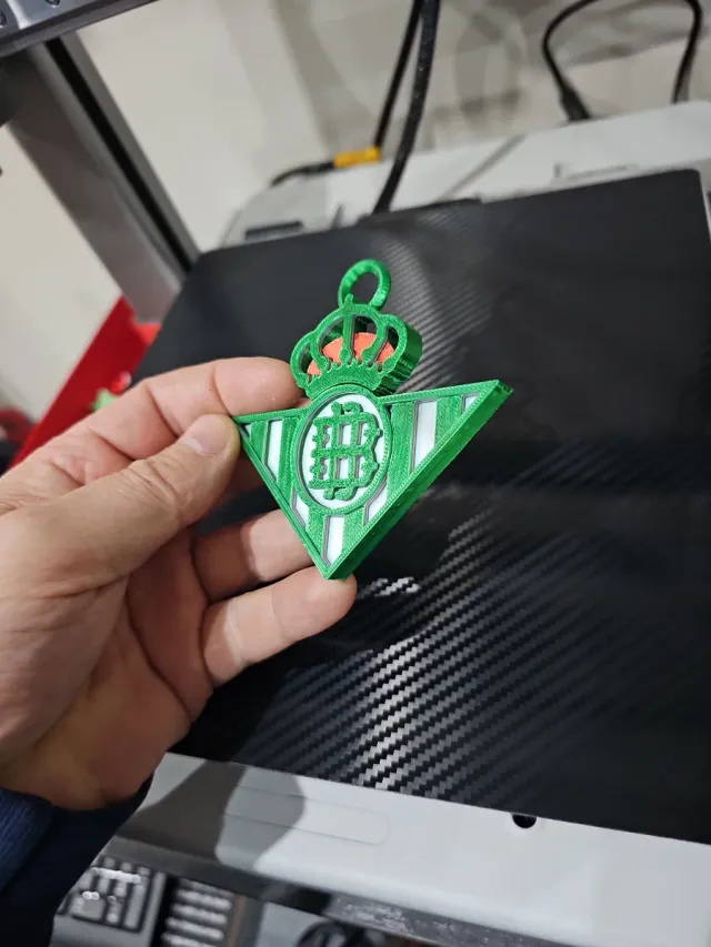 Escudo Real Betis Balompié en 3D