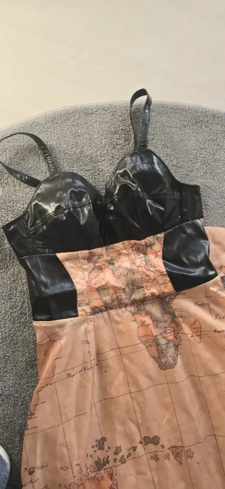 Alviero Martini Vestito Mappa del Mondo