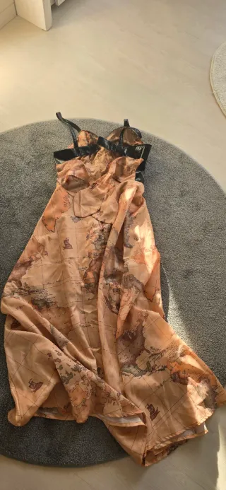 Alviero Martini Vestito Mappa del Mondo