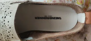 Mocassini Weinbrenner beige pelle traforata