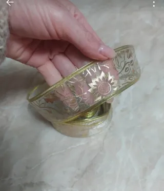 Nastro decorativo oro