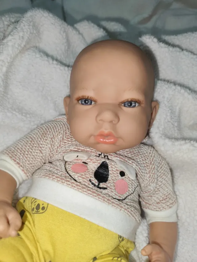 Bambola neonato reborn in vinile