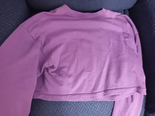 Sudadera Bershka Morada