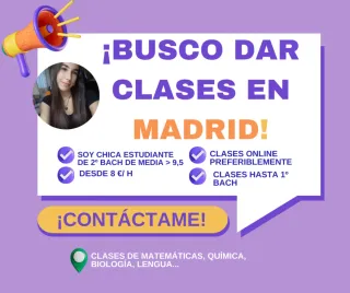 Clases particulares en Madrid