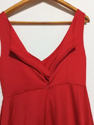 Vestido largo rojo de fiesta