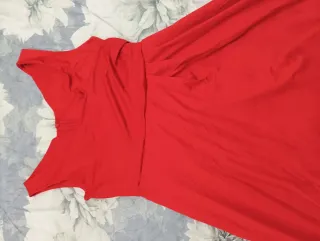 Vestido largo rojo de fiesta