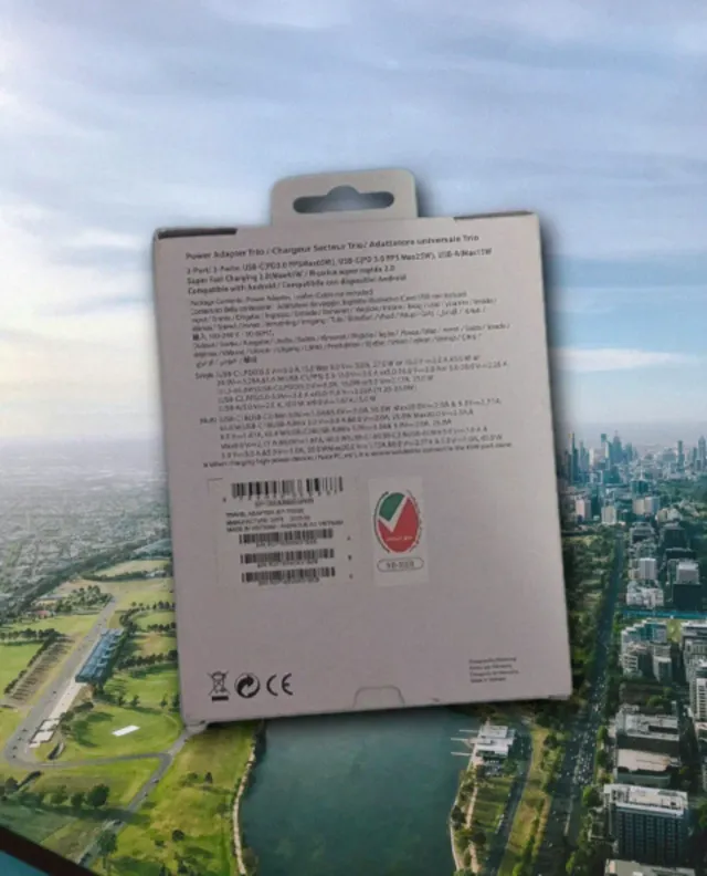 Samsung Cargador 65W PD Power Adapter Trio