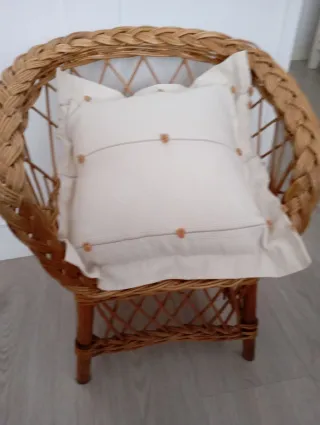 Sedia in vimini per bambini