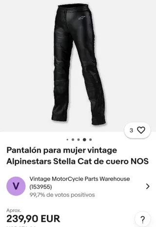 Pantalones de moto Alpinestars Cat Mujer T-S 34/36