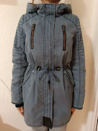 Chaqueta Abrigo Mujer Talla M Azul