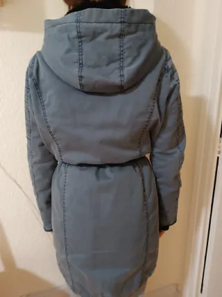 Chaqueta Abrigo Mujer Talla M Azul