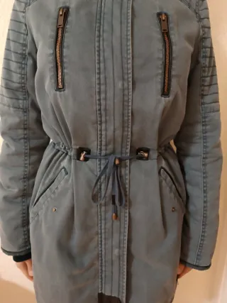 Chaqueta Abrigo Mujer Talla M Azul