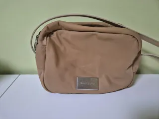 Bolso Bimba y Lola Beige con Ojetes