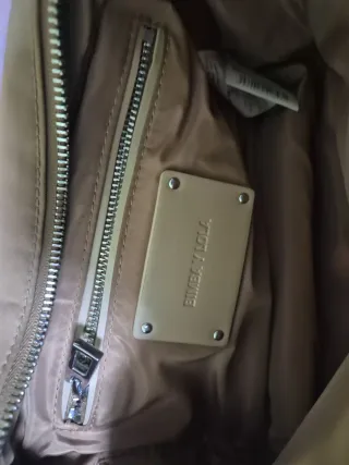 Bolso Bimba y Lola Beige con Ojetes