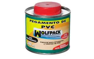 Pegamento PVC Wolfpack con Pincel 500ml