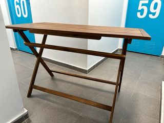 Mesa de madera acacia Delawer Sklum
