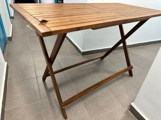 Mesa de madera acacia Delawer Sklum