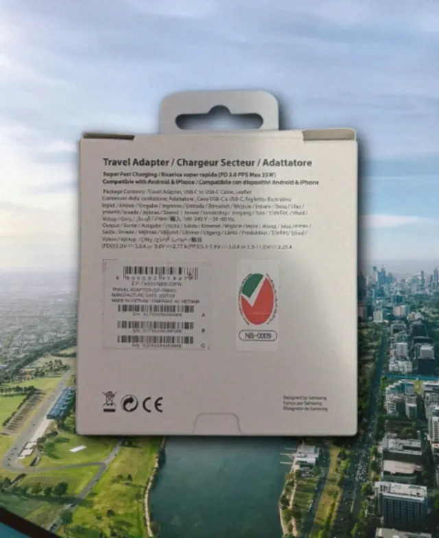 Samsung 25W PD Adaptador USB-C Cable