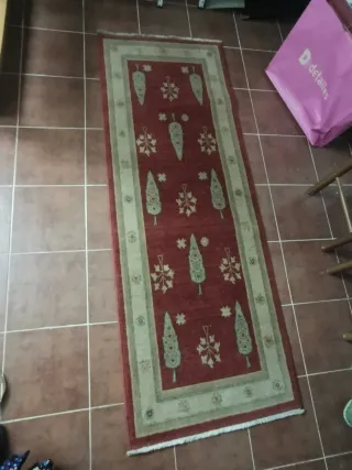 Tappeto di lana per corridoio 210x 45 cm