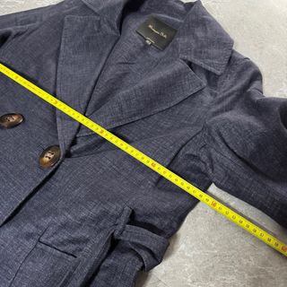 Trench Massimo Dutti Azul Marino Talla XS