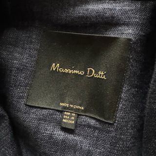 Trench Massimo Dutti Azul Marino Talla XS