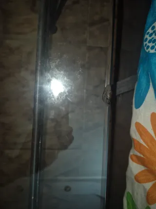 Mesa de forja con cristal