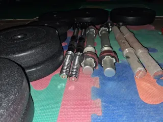 Kit pesi e manubri palestra