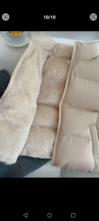 Chaleco borrego S/M beige