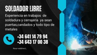 SOLDADOR CON EXPERIENCIA