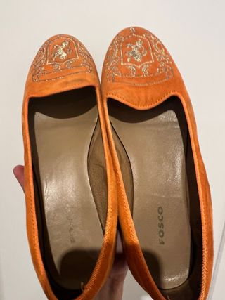 Bailarinas FOSCO Naranja Talla 37