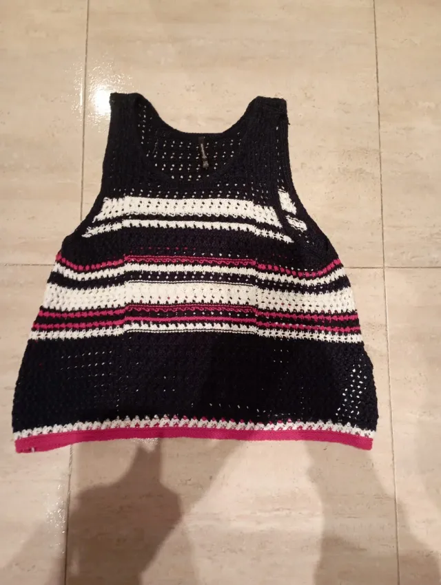 Camiseta de tirantes a rayas