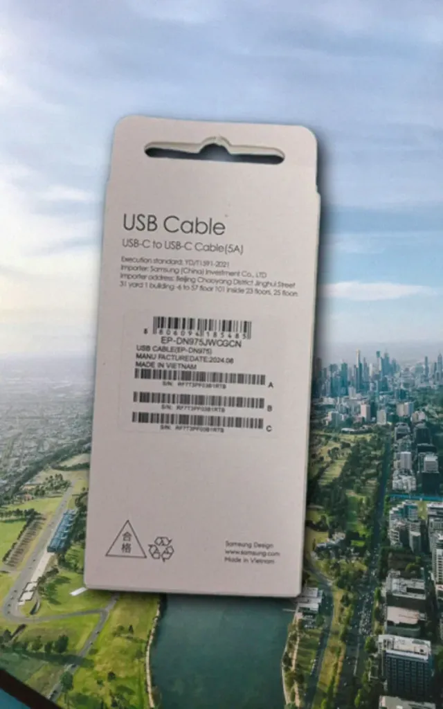 Cable Samsung USB-C a USB-C 5A
