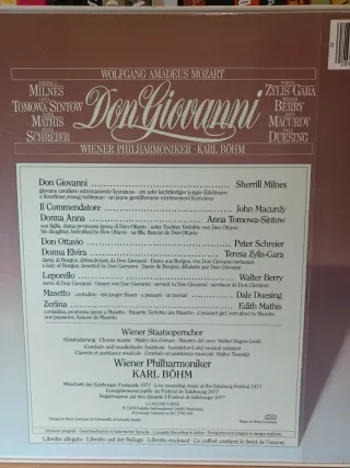 VINILO Mozart Don Giovanni Böhm