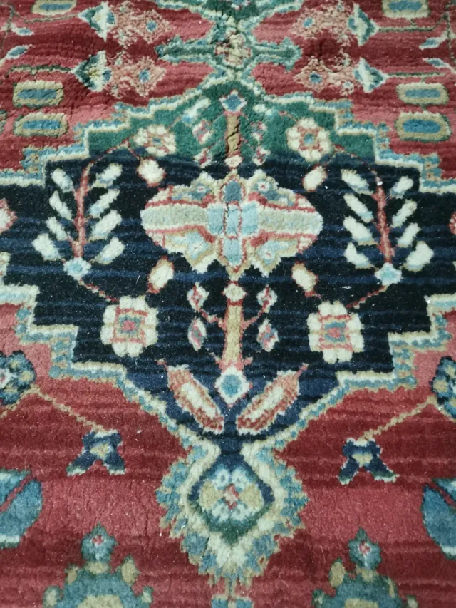 Alfombra de lana estilo oriental 165x125 cm