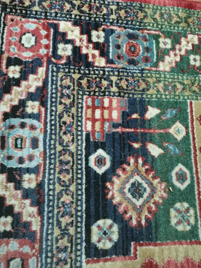 Alfombra de lana estilo oriental 165x125 cm