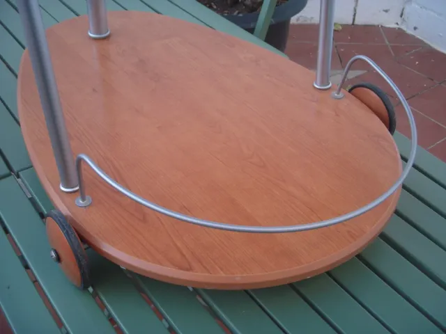 Carrito de servicio vintage madera y metal