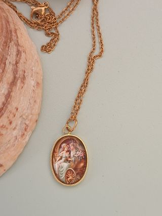 Colgante camafeo romantico